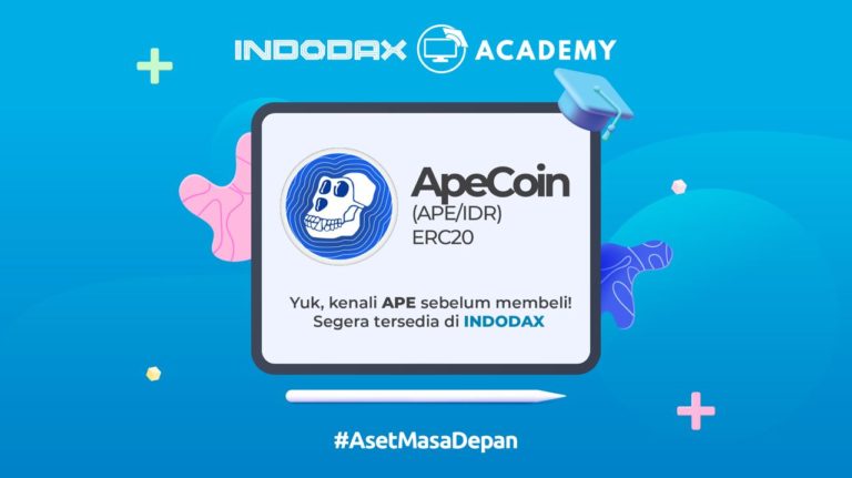 ApeCoin (APE) aset kripto yang mendorong pembangunan web3 hadir di Indodax!